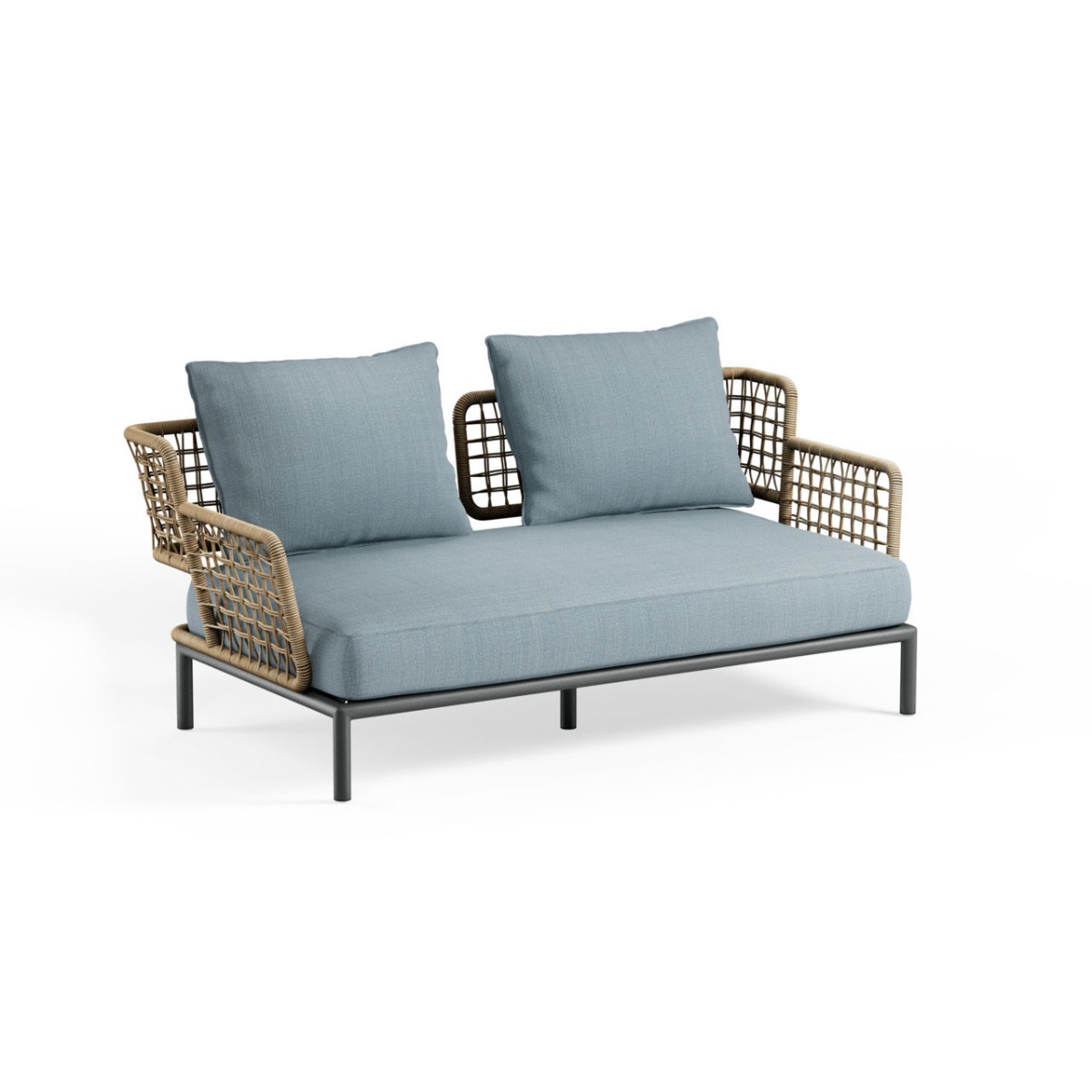 Emu divano 2p Saint Martin wicker