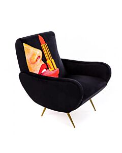 Seletti Armchair Tongue Black