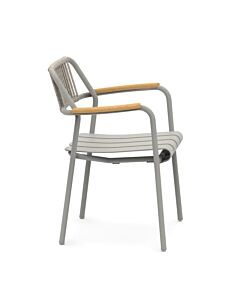 Vermobil sedia con braccioli Verdea Rope