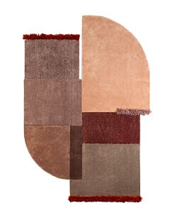 Tappeto Selce 4 - Emathite red