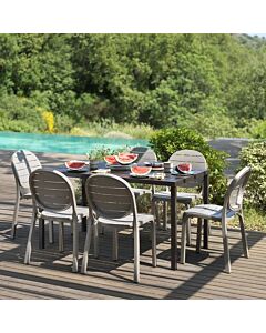 Nardi dining set Cube 140 + 6 Erica