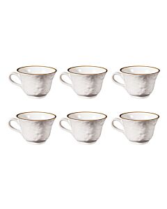Novità Home Set tazze Colazione Mediterraneo bianco