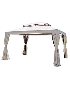 Moia Gazebo Rettangolare 3x4 in Alluminio 