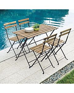 Moia Set Bistrò Acacia 4 posti