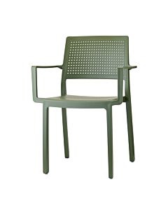 Scab sedia con braccioli Emi