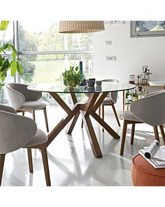 Connubia Mikado glass table