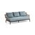 Emu Saint Martin wicker 3-seater sofa