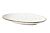 Novità Home Vassoio Ovale Bianco