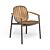 Emu armchair Twins Alu/Teak