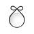 Qeeboo specchio Ribbon