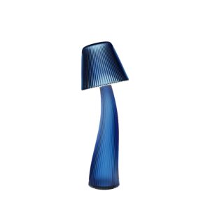 Lampada da tavolo LED ricaricabile Qeeboo Lullaby, blu