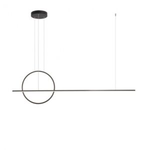 Giotto LED pendant lamp by Redo, matte black