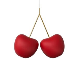 Qeeboo Cherry pendant lamp in the shape of red cherries