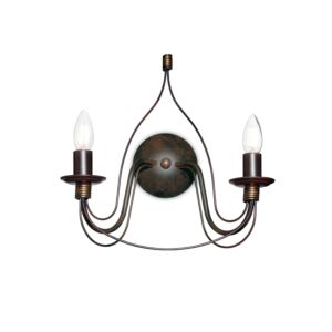 Applique Corte di Ideal Lux, ruggine