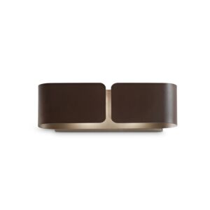 applique Clip di Ideal Lux, small, caffè