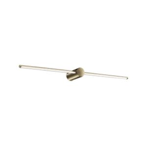 applique da interni Essence ap round di Ideal Lux, ottone, luce 45°