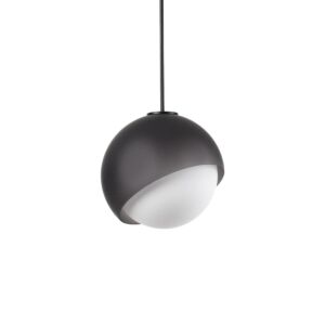 Ideal Lux Bloom sospensione singola, Ø 22 cm, nero