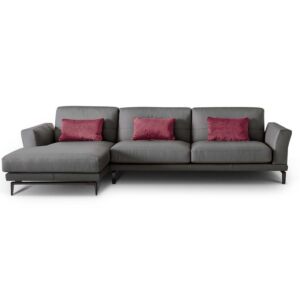 divano Estate di LeComfort, composizione angolare in Pelle Melbourne 200