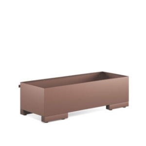 Emu Patchwall Low Garden Planter, Indian Brown