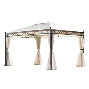 gazebo Oregon rettangolare 3x4 m di Moia, con tende e zanzariere