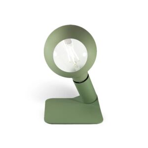 lampada da tavolo Iride con bulbo Camo, verde
