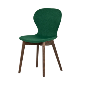 sedia imbottita Connubia Ops!, base Frassino Smoke, rivestimento Cros Bosco
