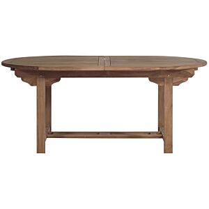 tavolo Alicudi di Moia, ovale, allungabile, in teak