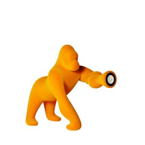 Qeeboo Kong XS Velvet Finish, lampada giallo oro