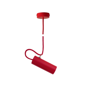 sospensione pronta Tubo di Filotto, rosso, attacco GU10