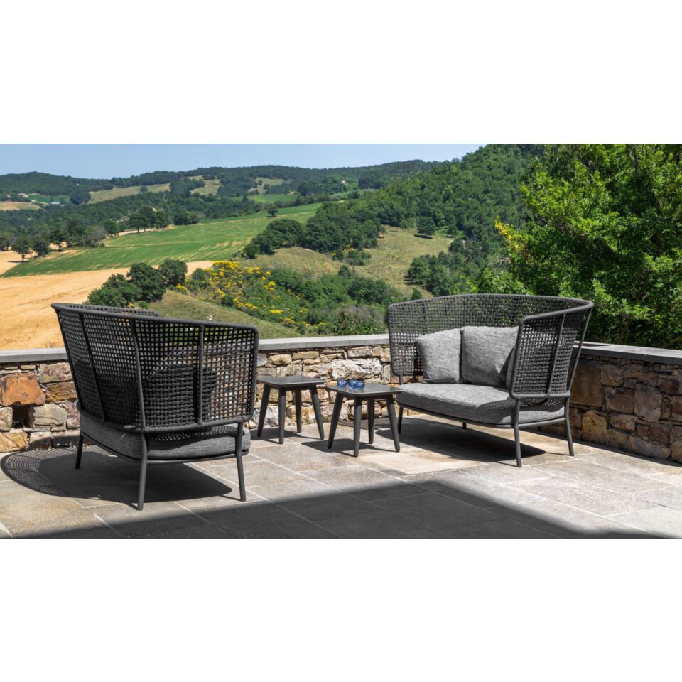 Talenti divano loveseat Moon Alu Lemani casa