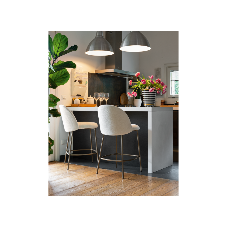 Sedia Sgabello Go Connubia Go! Sgabello Connubia In Metallo Con