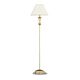 lampada da terra Firenze di Ideal Lux, bianco, con paralume in tessuto