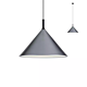 Aluminum pendant lamp Jaap by Redo, gunmetal black