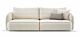 divano di design Togo LeComfort, 3 posti maxi, tessuto Demy 002