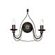 Applique Corte di Ideal Lux, ruggine