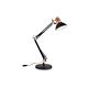 Ideal Lux lampada da tavolo Wally, rame-nero