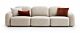 divano Susa LeComfort 3 posti maxi, rivestimento Tracy