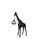 lampada da tavolo/da terra Giraffe in Love XS di Qeeboo, nero
