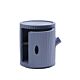 contenitore Tronco di Qeeboo, sportello semi-aperto, colore blu avio