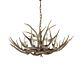 lampadario Chalet di Ideal Lux, con rami naturali, 8 punti luce