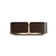 applique Clip di Ideal Lux, small, caffè