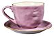 Novità Home set Tazza Macchiato Mediterraneo rosa