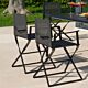 EMU CIAK+YARD, garden dining set, black