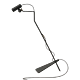 Lampada da terra Mario di Filotto, con portalampade magnetico C-Tubo, nero
