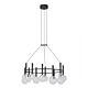 Bolla pendant lamps by Redo, 12 lights, black