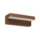 Outdoor LED applique Kant by Redo, Corten