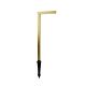 Armin picket by Redo Group, LED bollard for outdoor lighting, brass
