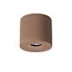 Outdoor colored concrete ceiling lamp Redo Funn, Terracotta