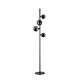 Ideal Lux lampada da terra Perlage, vetro fumé, struttura nero