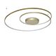 Plafoniera lampada a soffitto Oz di Ideal Lux, ottone, 100 cm